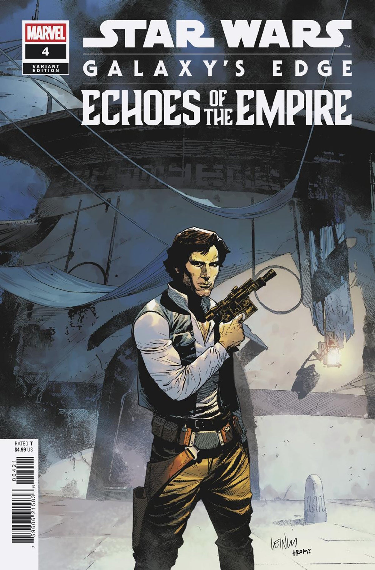 STAR WARS: GALAXY'S EDGE - ECHOES OF THE EMPIRE #4 LEINIL YU HAN SOLO VARIANT
