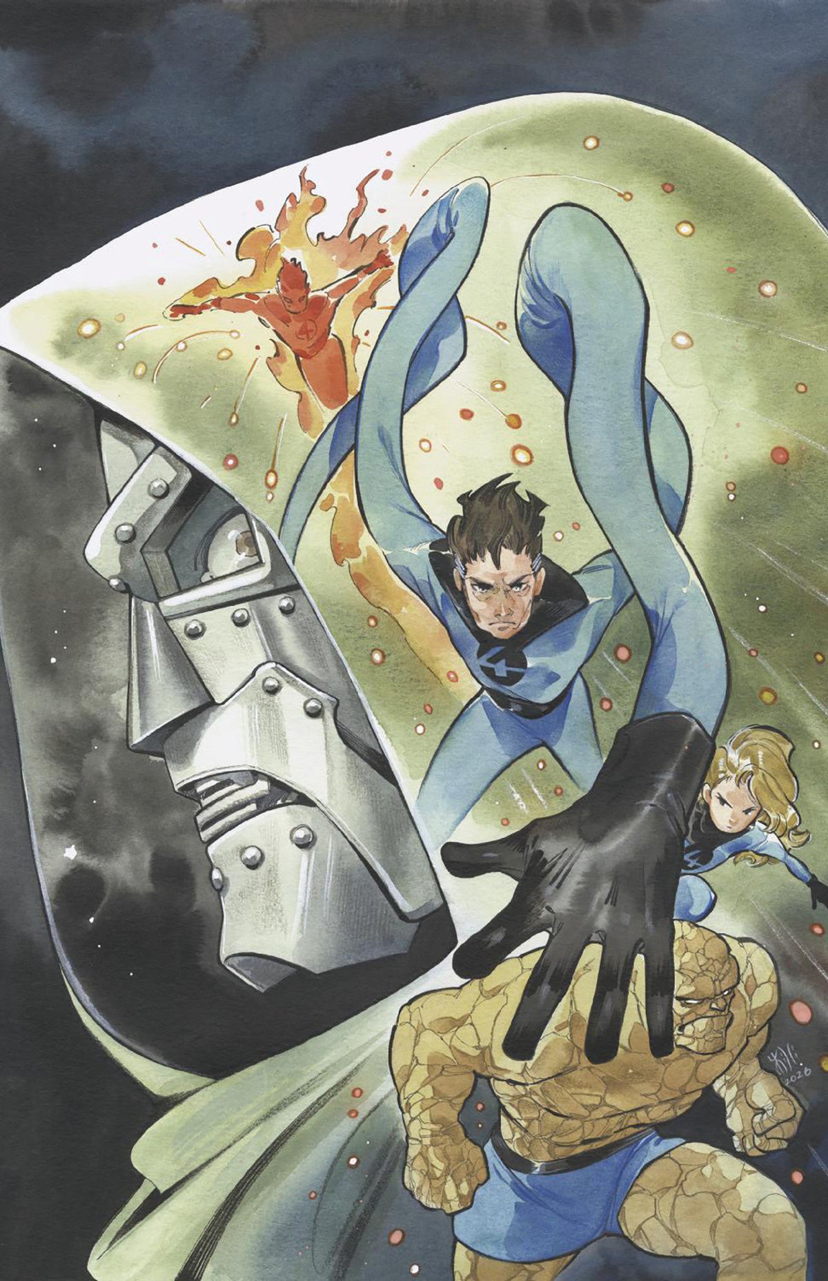 CHALLENGES OF DOOM: MR. FANTASTIC #1 PEACH MOMOKO VIRGIN VARIANT