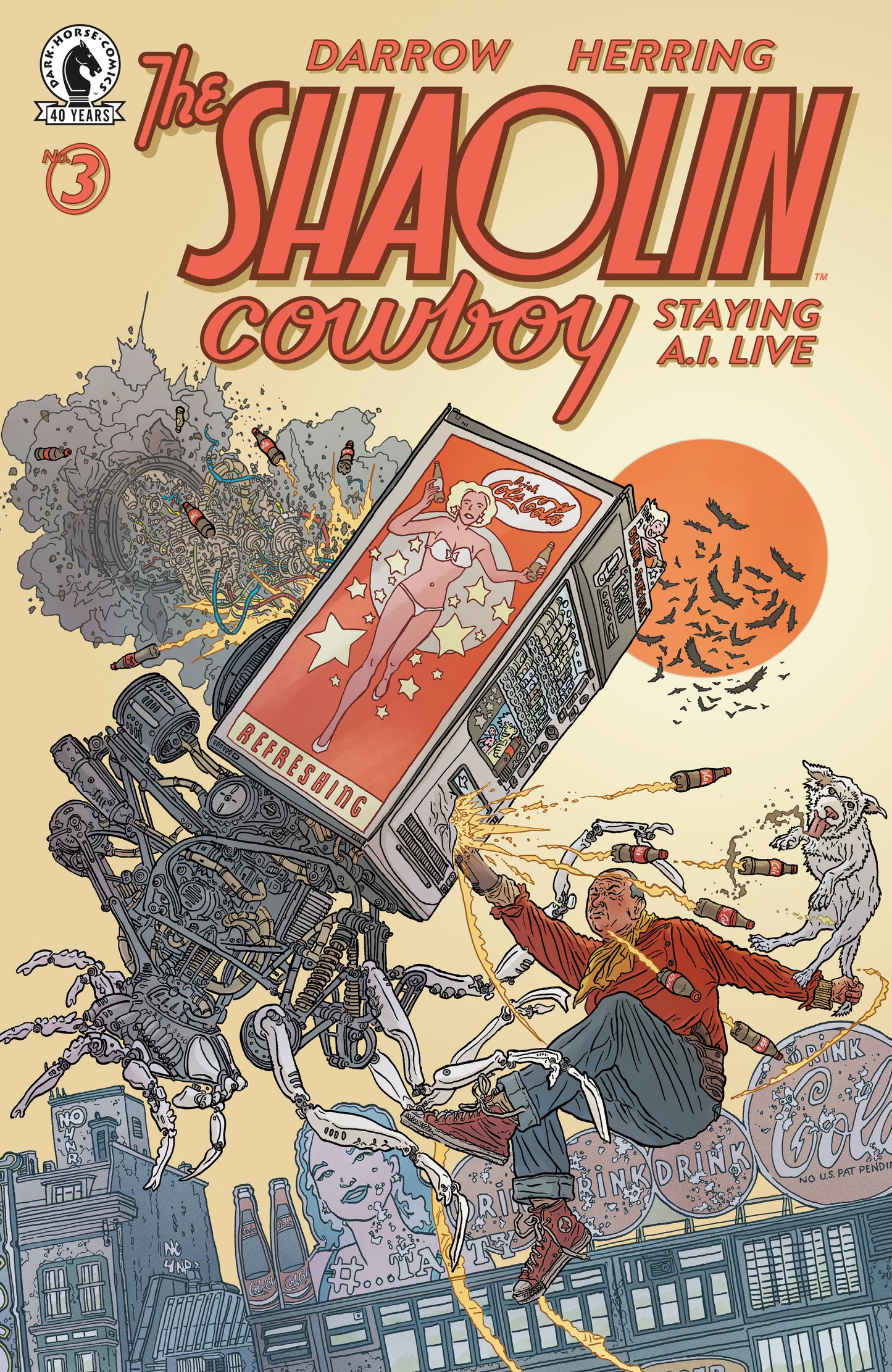 Shaolin Cowboy: Staying A.I.Live #3 (CVR A) (Geof Darrow) FOC August 17, 2026