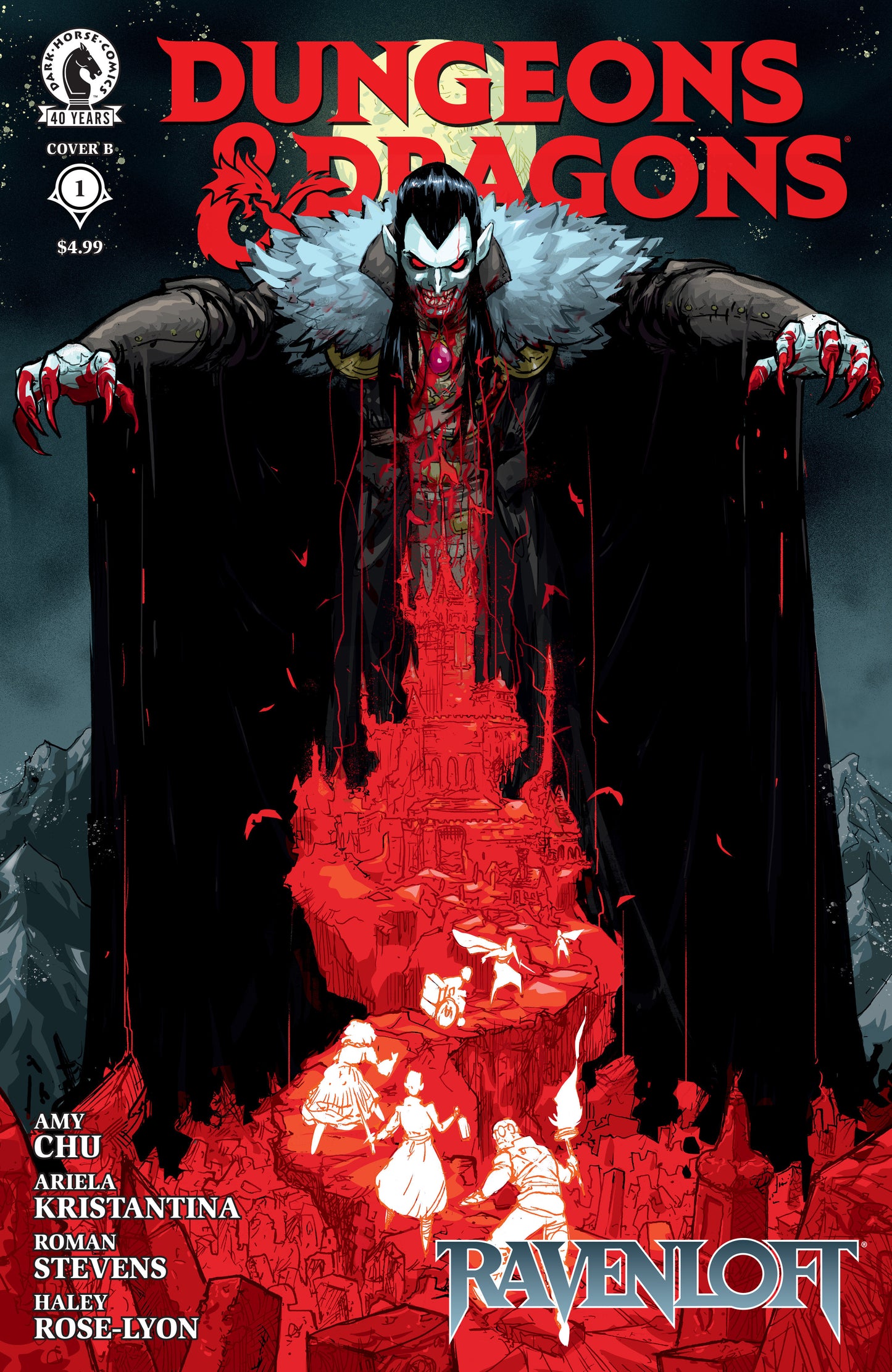 Dungeons & Dragons: Ravenloft #1 (CVR B) (1:20) (Riley Rossmo) FOC August 10, 2026