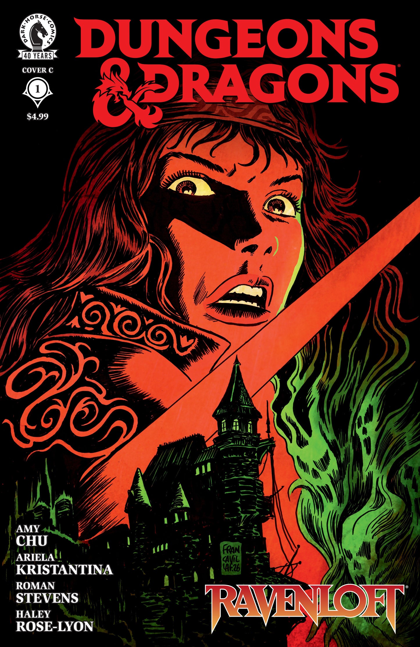 Dungeons & Dragons: Ravenloft #1 (CVR C) (Francesco Francavilla) FOC August 10, 2026