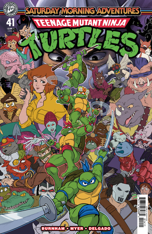 Teenage Mutant Ninja Turtles: Saturday Morning Adventures #41 Cover A (Myer) FOC August 17, 2026