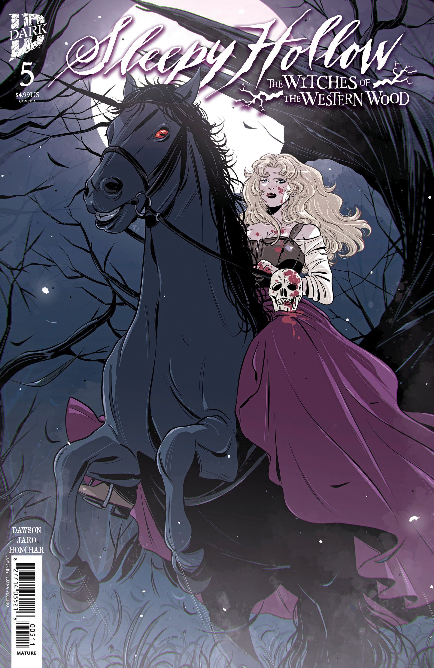 Sleepy Hollow: The Witches of the Western Wood #5 Cover A (Vecchio) FOC August 10, 2026
