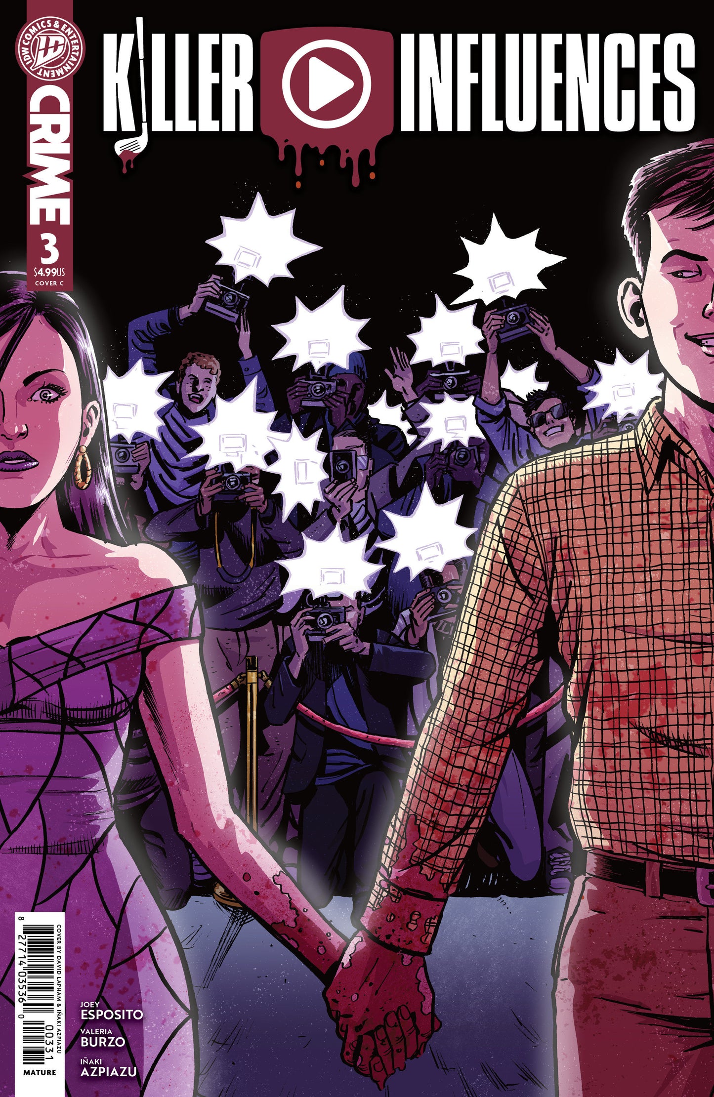 Killer Influences #3 Variant C (Lapham) FOC August 10, 2026