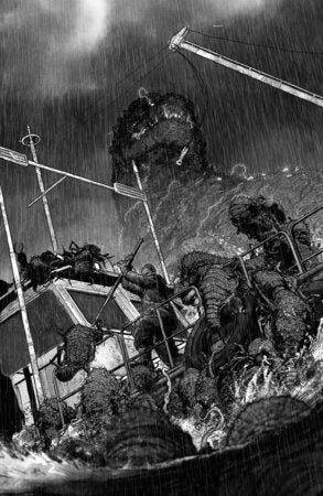 Order Requirements The Horror of Godzilla [Kai-Sei Era] #3 Variant RI (10) (Jones B&W Full Art) [1:10] FOC October 19, 2026