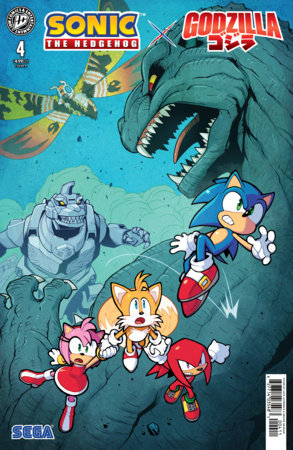 Sonic the Hedgehog x Godzilla #4 Cover A (Lawrence) FOC October 5, 2026