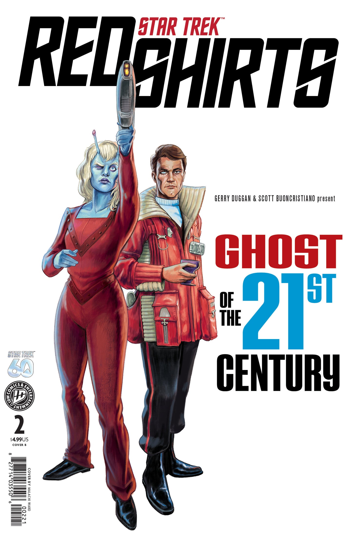 Star Trek: Red Shirts--Ghost of the 21st Century #2 Variant B (Ward) FOC August 3, 2026