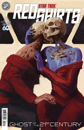Main Cover +2 Star Trek: Red Shirts--Ghost of the 21st Century #3 Cover A (Shehan) FOC September 7, 2026