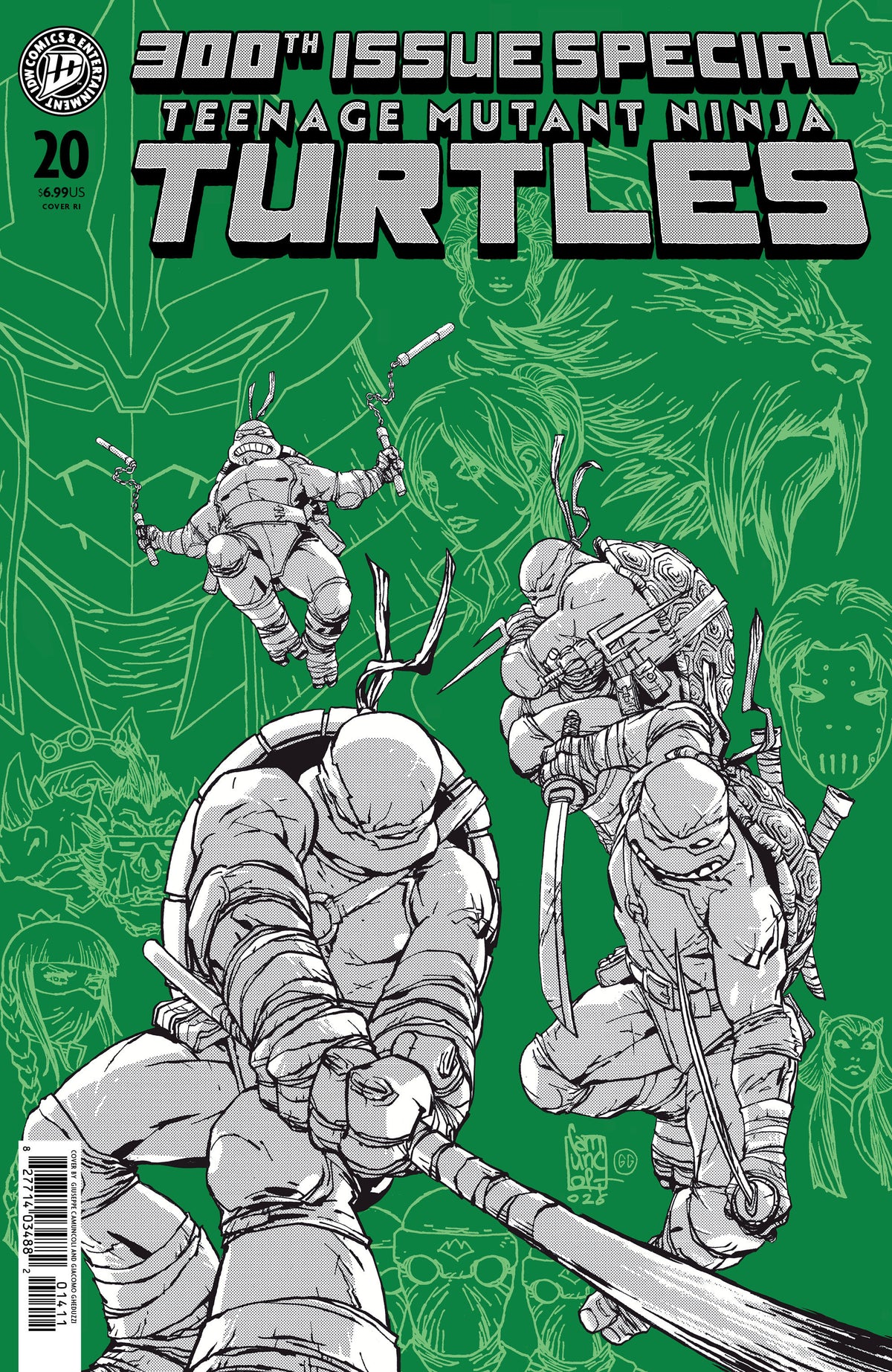 Teenage Mutant Ninja Turtles #20: 300th Issue Special Variant RI (100) (Camuncoli)