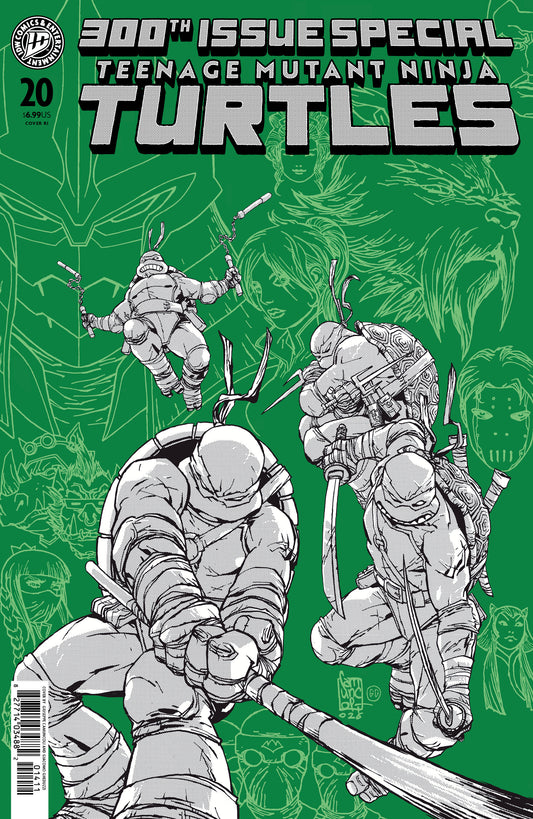 Teenage Mutant Ninja Turtles #20: 300th Issue Special Variant RI (100) (Camuncoli)