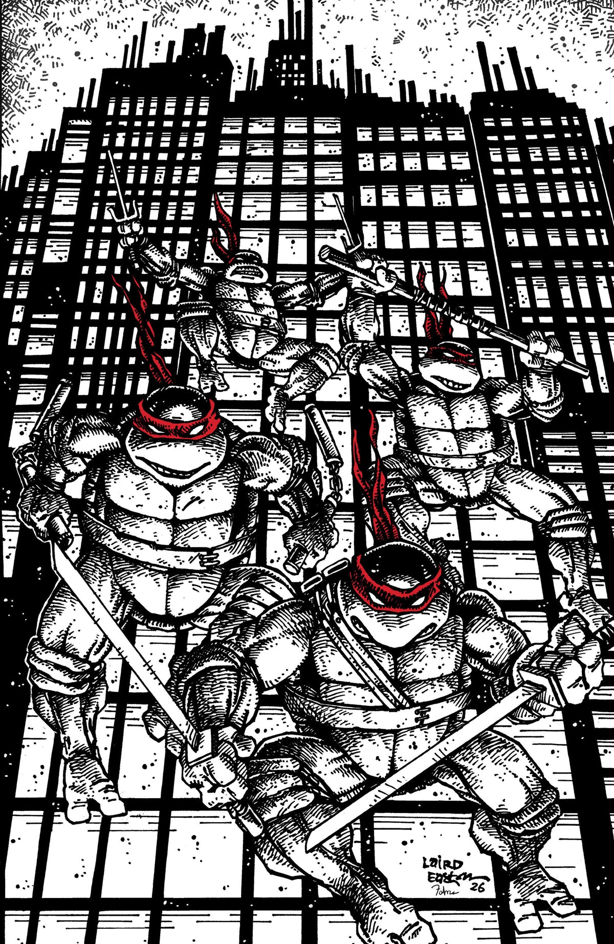 Teenage Mutant Ninja Turtles #20: 300th Issue Special Variant RI (1000) (Eastman & Laird Full Art Signed CGC)