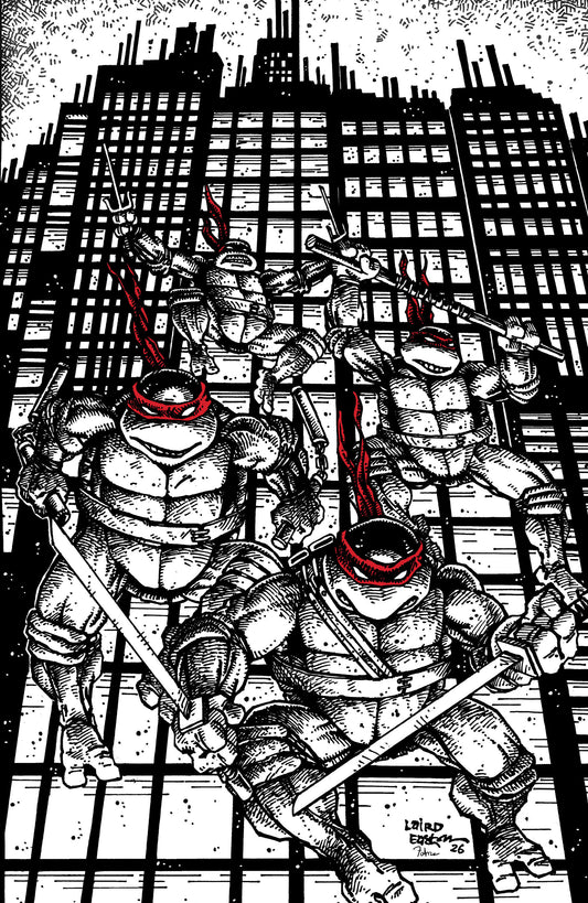 Teenage Mutant Ninja Turtles #20: 300th Issue Special Variant RI (1000) (Eastman & Laird Full Art Signed CGC)