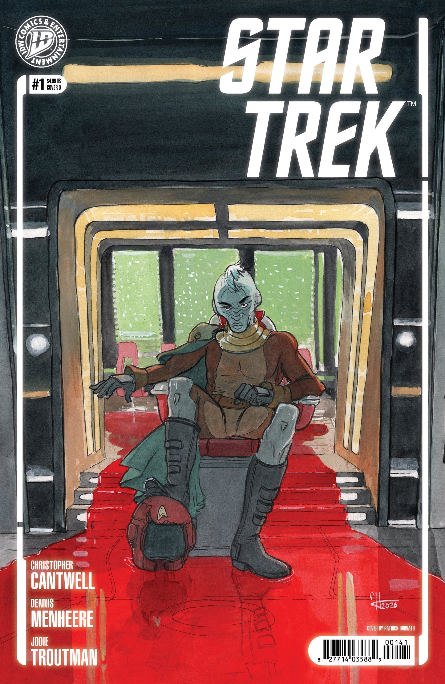 Star Trek (2026) #1 Variant D (Horvath) FOC August 17, 2026