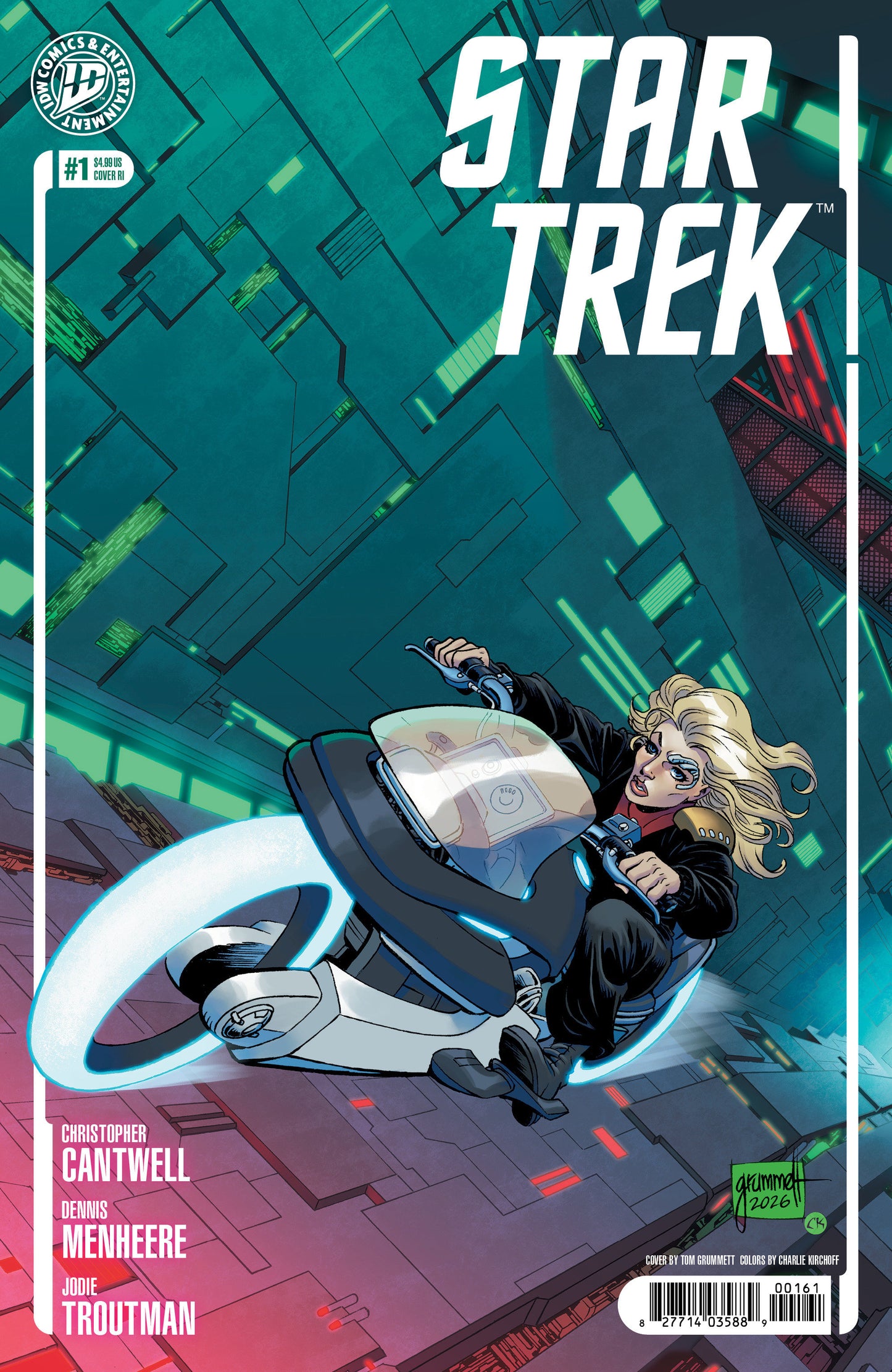 Star Trek (2026) #1 Variant RI (15) (Grummett) FOC August 17, 2026