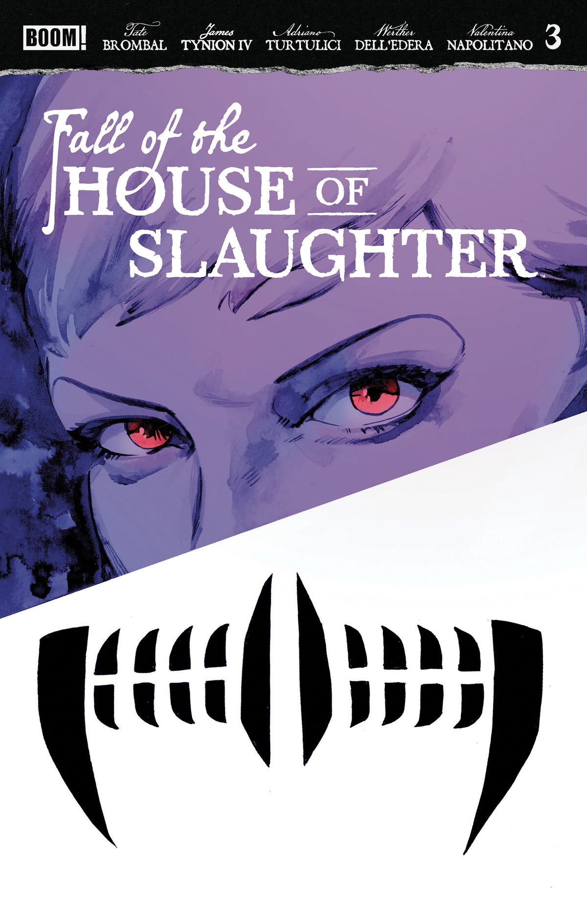 Fall of the House of Slaughter #3 G FOC Reveal Variant (Dressed, Phillips)
