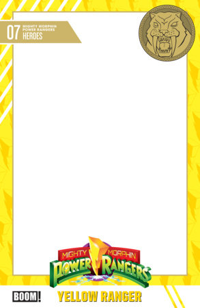 Mighty Morphin Power Rangers (2026) #7 D Trading Card Blank Sketch Variant FOC November 23, 2026