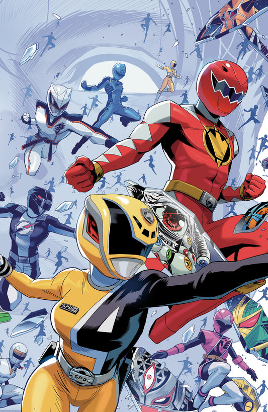 Power Rangers Unlimited #3 C Every Ranger Ever Card Stock Connecting Variant (Full Art, Zonno) FOC August 10, 2026
