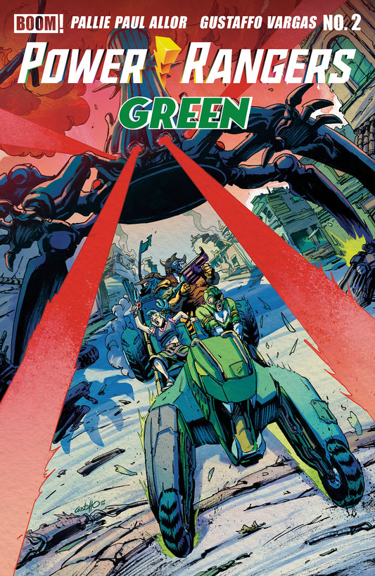 Power Rangers Green #2 B Variant (Dressed, Vargas) FOC August 17, 2026