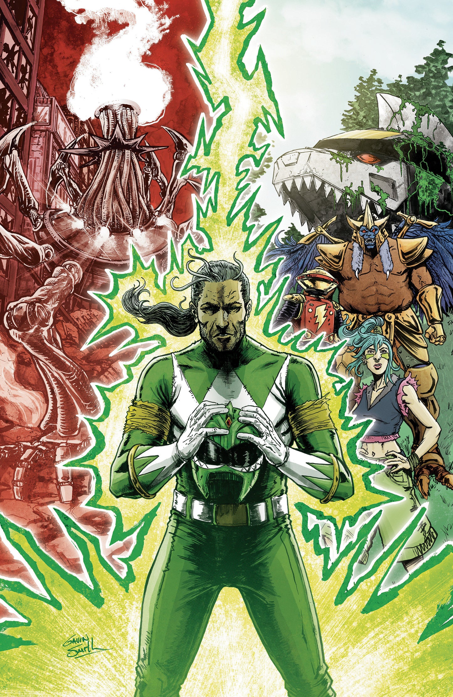Power Rangers Green #2 H 1:50 INCV Variant (Full Art, Smith) FOC August 17, 2026