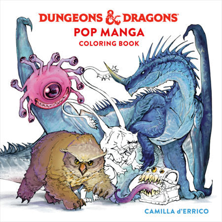 Dungeons & Dragons Pop Manga Coloring Book FOC September 28, 2026