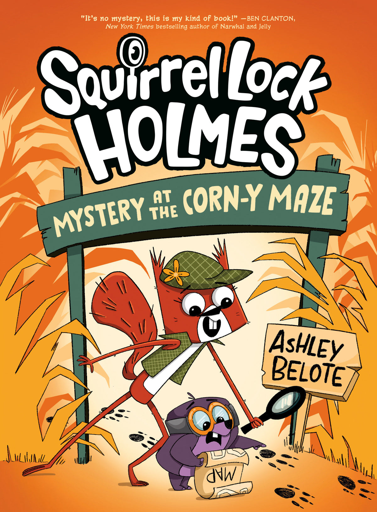 Squirrel Lock Holmes #2: Mystery at the Corn-y Maze (A Graphic Novel)
