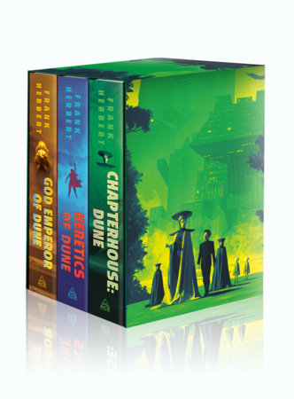 Frank Herbert's Dune Saga Books 4-6 Deluxe Hardcover Boxed Set God Emperor of Dune, Heretics of Dune, and Chapterhouse: Dune FOC October 5, 2026