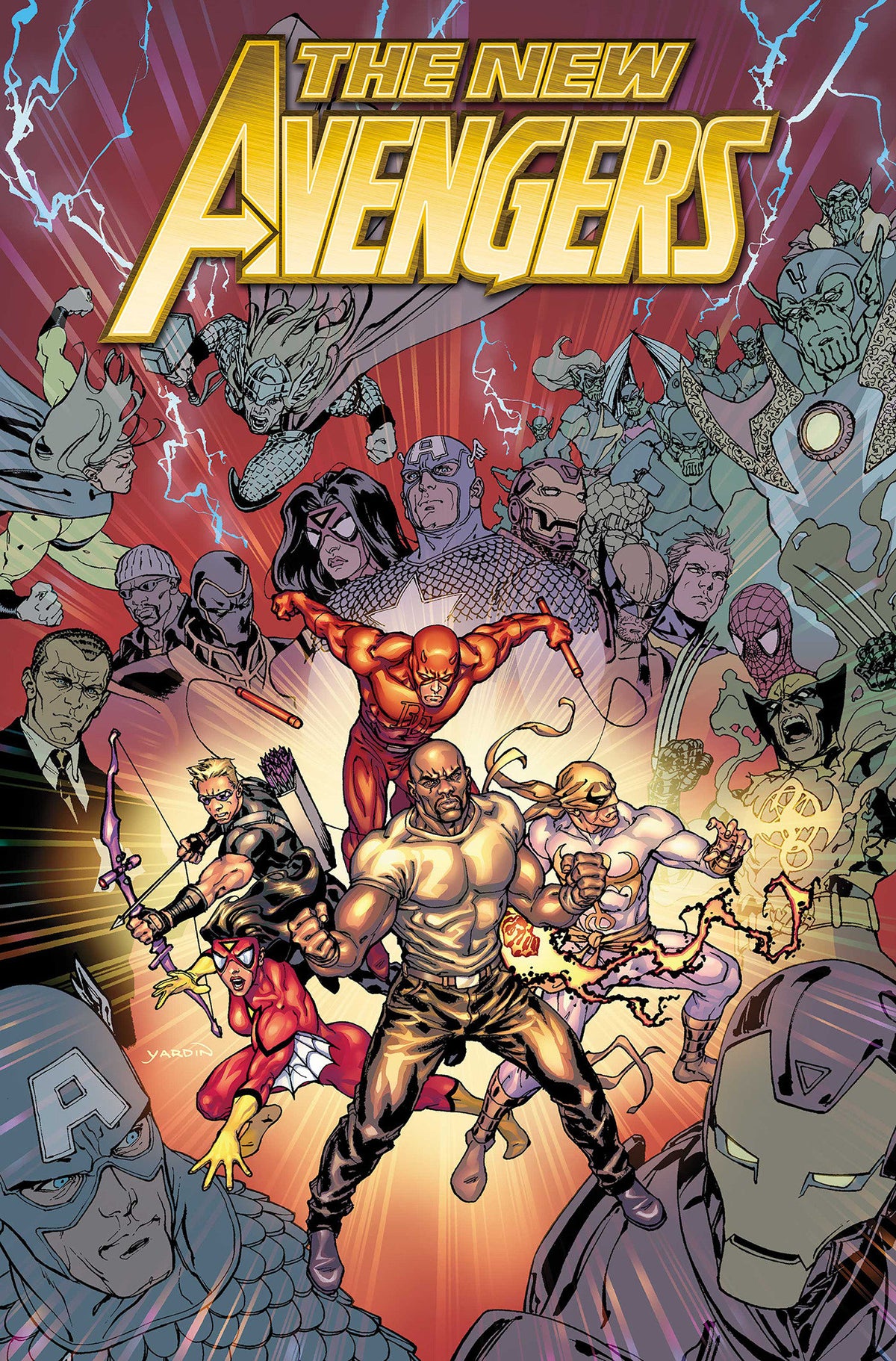 New Avengers Omnibus Vol. 3 David Yardin Cover [DM Only]