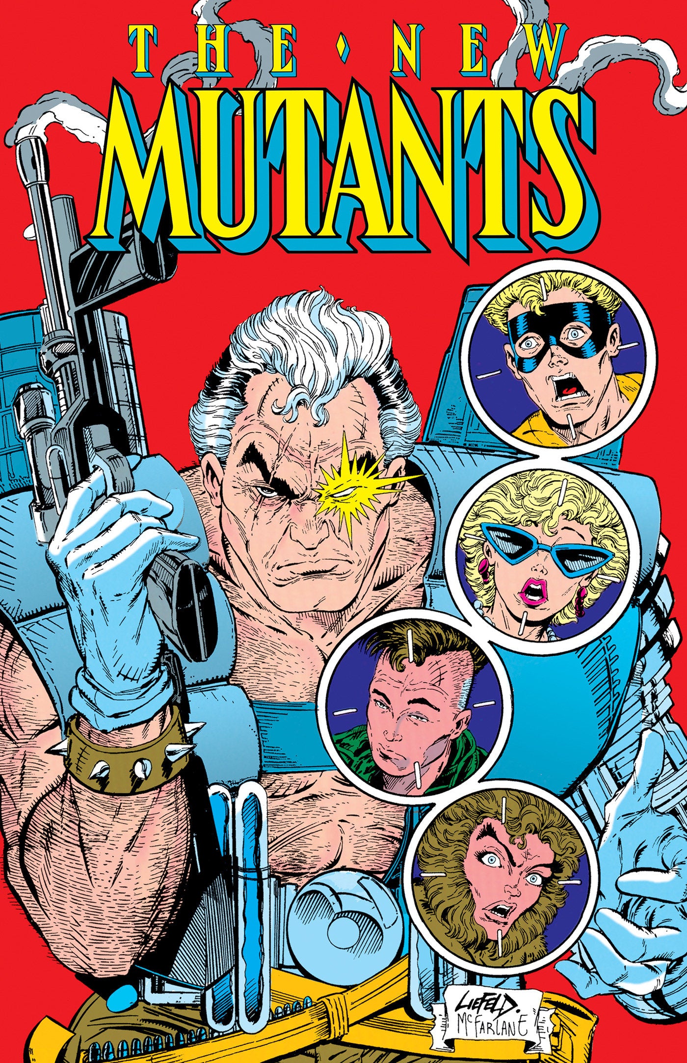 New Mutants Omnibus Vol. 4 Rob Liefeld Cable Cover Hardcover