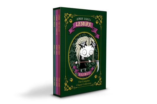 LENORE HC SLIPCASE SET SWIRLIES PURPLE NURPLES PINK BELLIES FOC September 21, 2026
