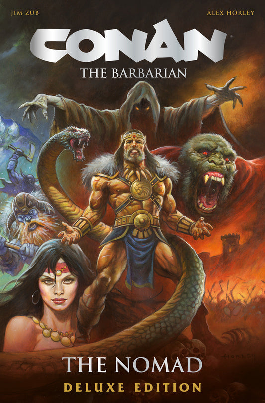 CONAN THE BARBARIAN THE NOMAD DELUXE COLLECTORS EDITION HC REGULAR EDITION ALEX HORLEY (MR) FOC September 14, 2026