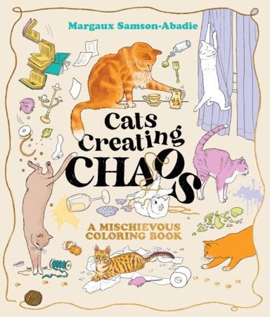 Cats Creating Chaos A mischievous coloring book FOC September 28, 2026
