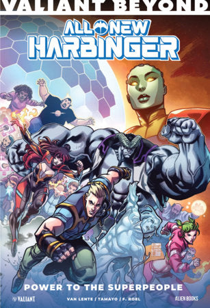Valiant Beyond: All-New Harbinger: Power to the Superpeople FOC April 19, 2027