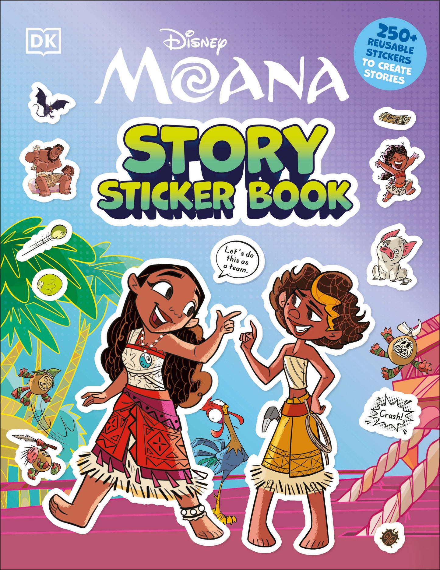 Disney Moana Story Sticker Book FOC August 3, 2026