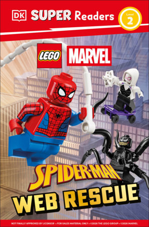 DK Super Readers Level 2 LEGO Spider-Man Web Rescue FOC December 14, 2026