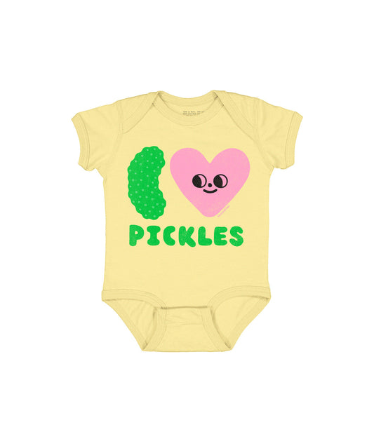 Suzy Ultman: I Heart Pickles Baby Bodysuit - 6 Mo FOC August 17, 2026