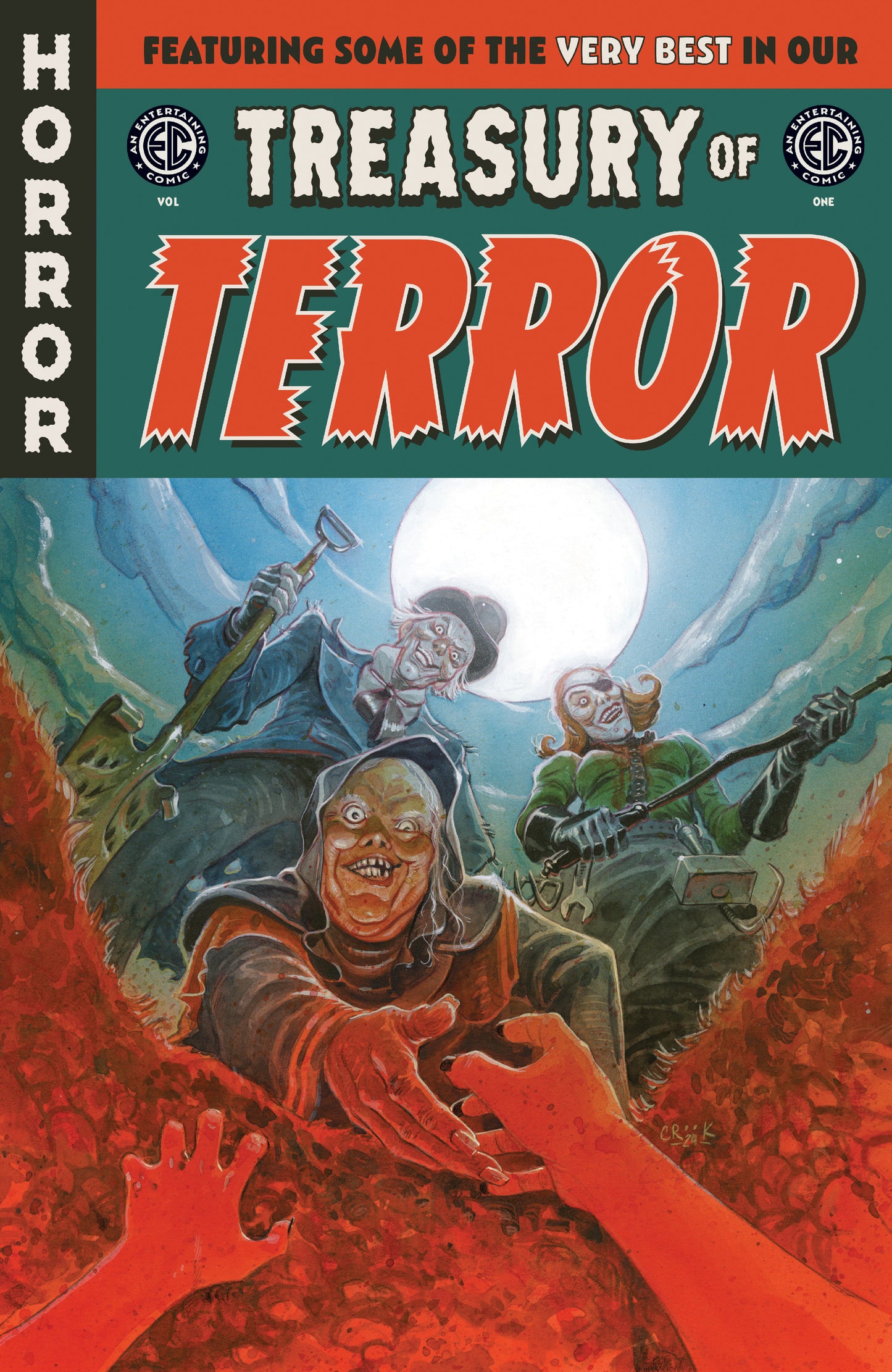 The EC Comics Treasury of Terror Vol. 1 FOC August 17, 2026