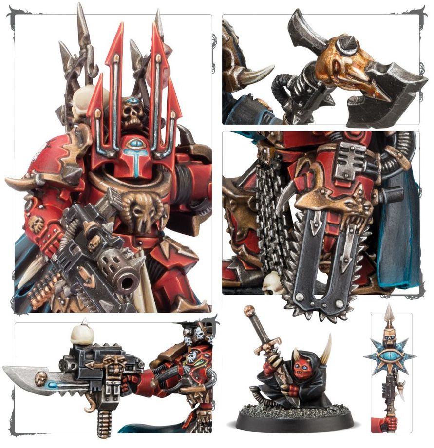 Chaos Lord in Terminator Armour 40K WARHAMMER 43-12