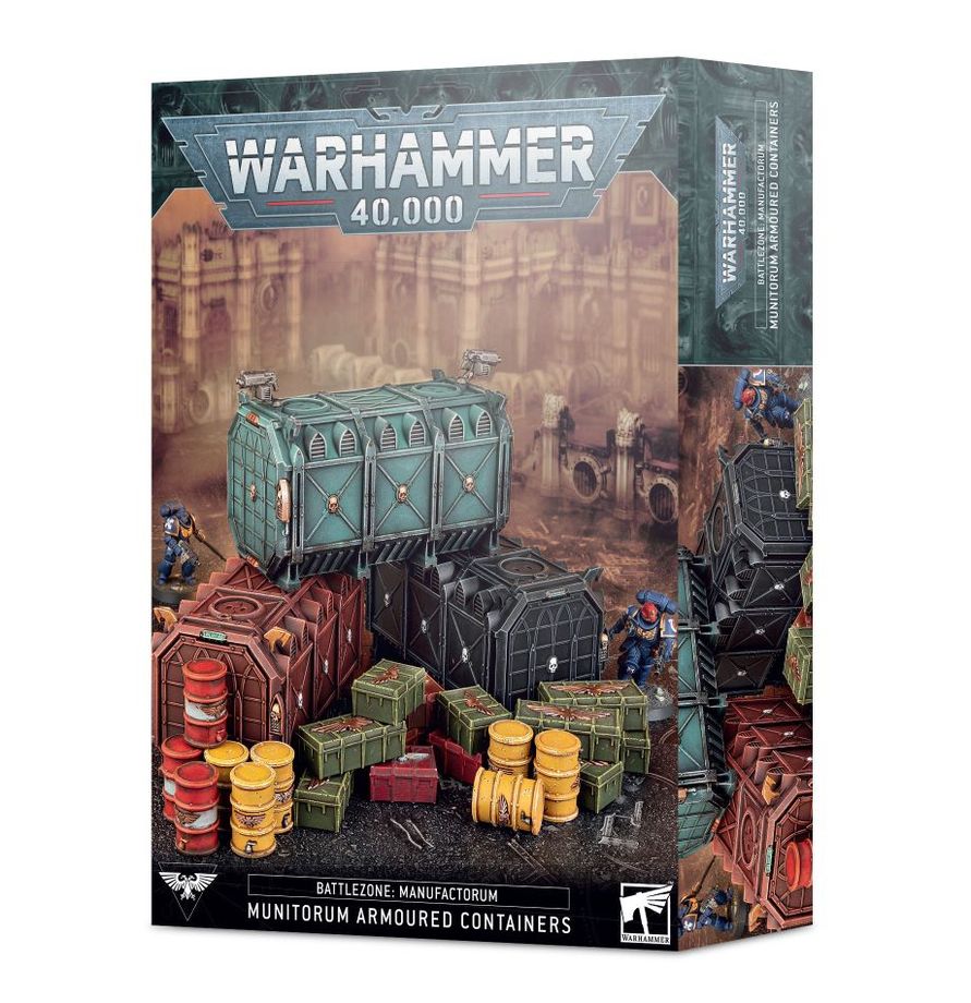 Battlezone: Manufactorum – Munitorum Armoured Containers 40K WARHAMMER 64-98