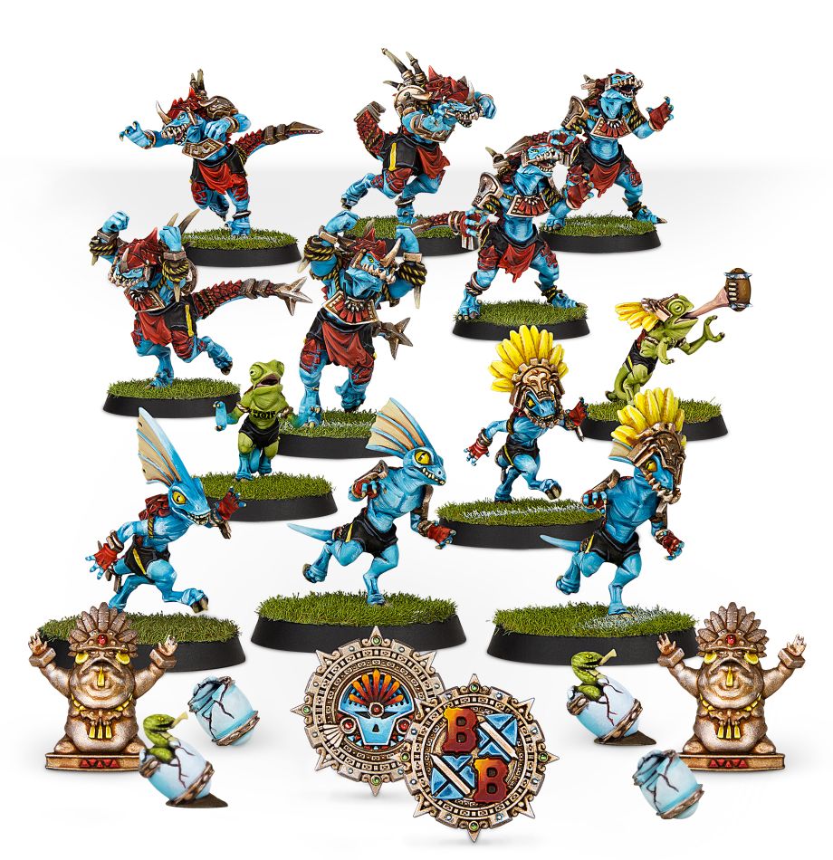 Lizardmen Blood Bowl Team – Gwaka'moli Crater Gators