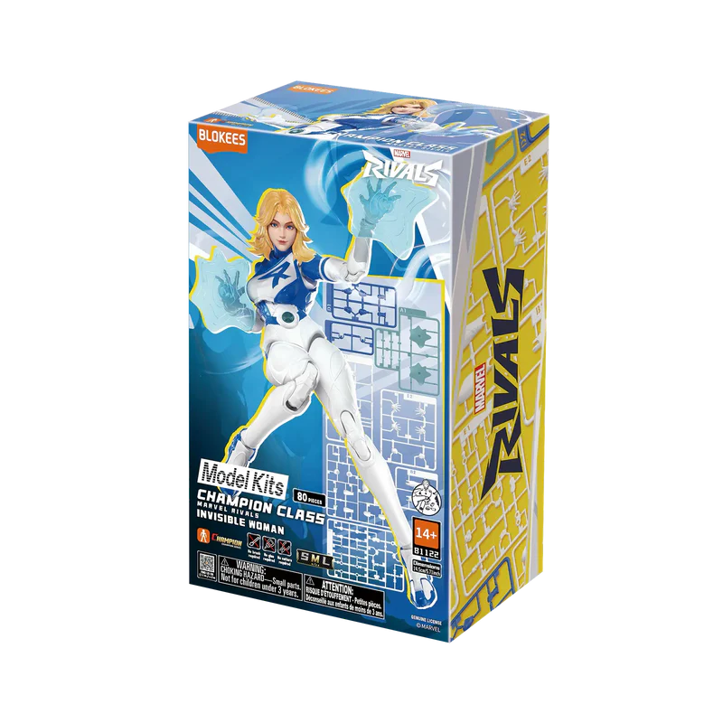 MARVEL RIVALS™ CHAMPION CLASS 11 INVISIBLE WOMAN™ MODEL KITS | BLOKEES