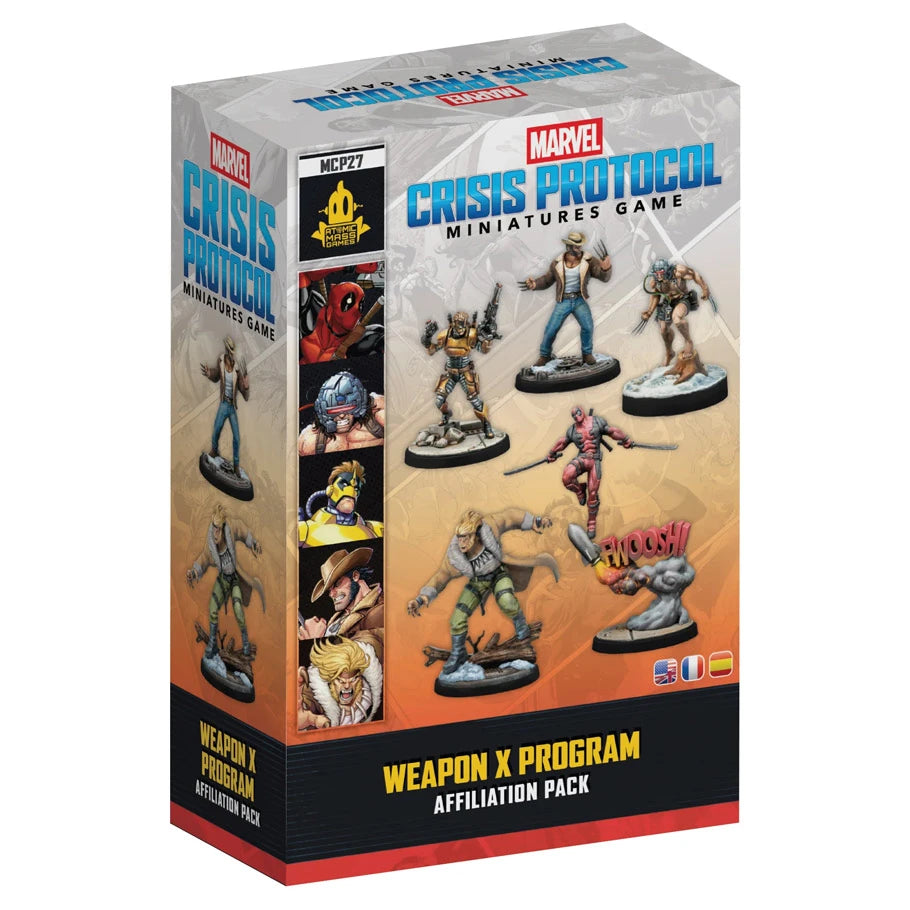 Marvel Crisis Protocol: Weapon X Affiliation Pack FOC October 28, 2026