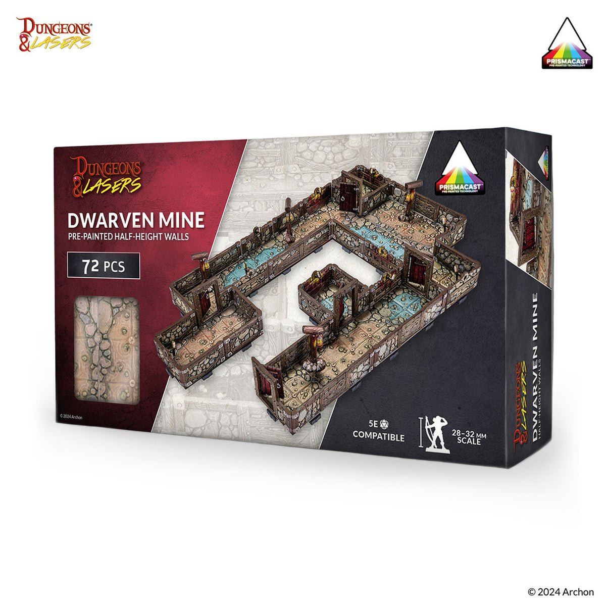 Dungeons & Lasers: Dwarven Mine (Pre-Painted)