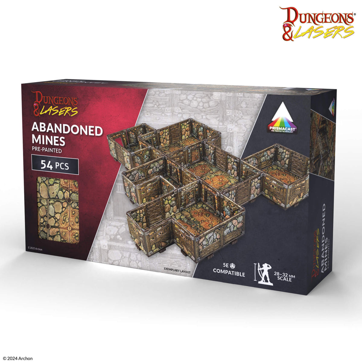Dungeon And Lasers Abandoned Mines: Pre-Painted