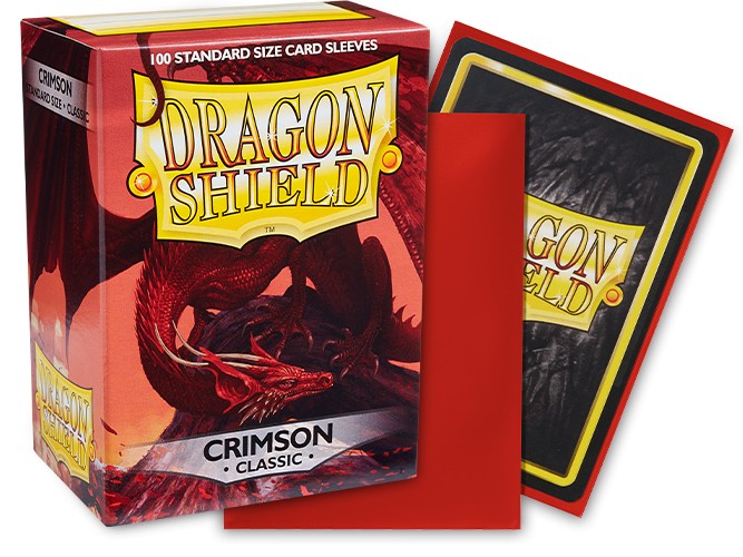 Dragon Shield Sleeves: Standard Classic - Crimson 100CT