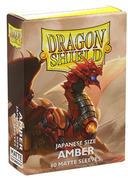 Dragon Shield Sleeves: Japanese Matte - Amber 60CT