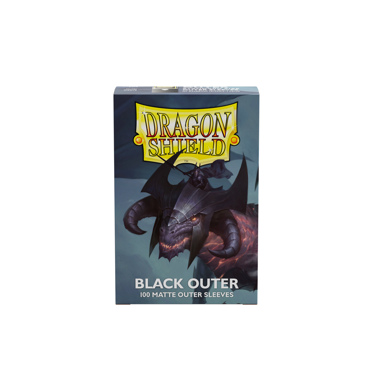 Dragon Shield Sleeves: Outer Sleeves Standard Matte - Black 100CT