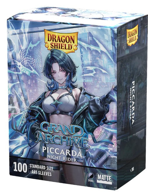 Dragon Shield Sleeves: Standard Matte Dual Art Grand Archive - Piccarda, Night Rider 100CT FOC November 2, 2026