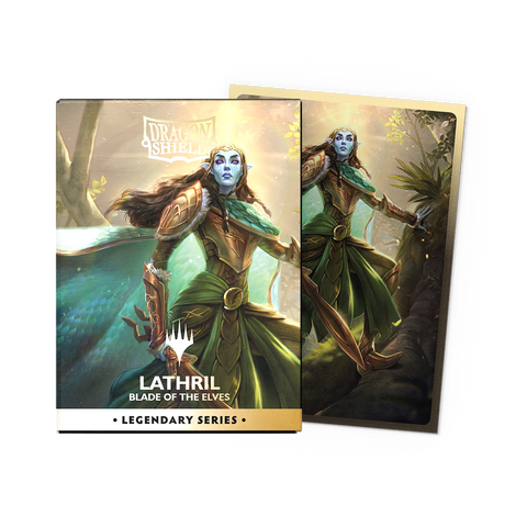 DRAGON SHIELD MTG LEGENDARY SERIES MATTE DUAL ART LATHRIL BLADE OF THE ELVES (50)