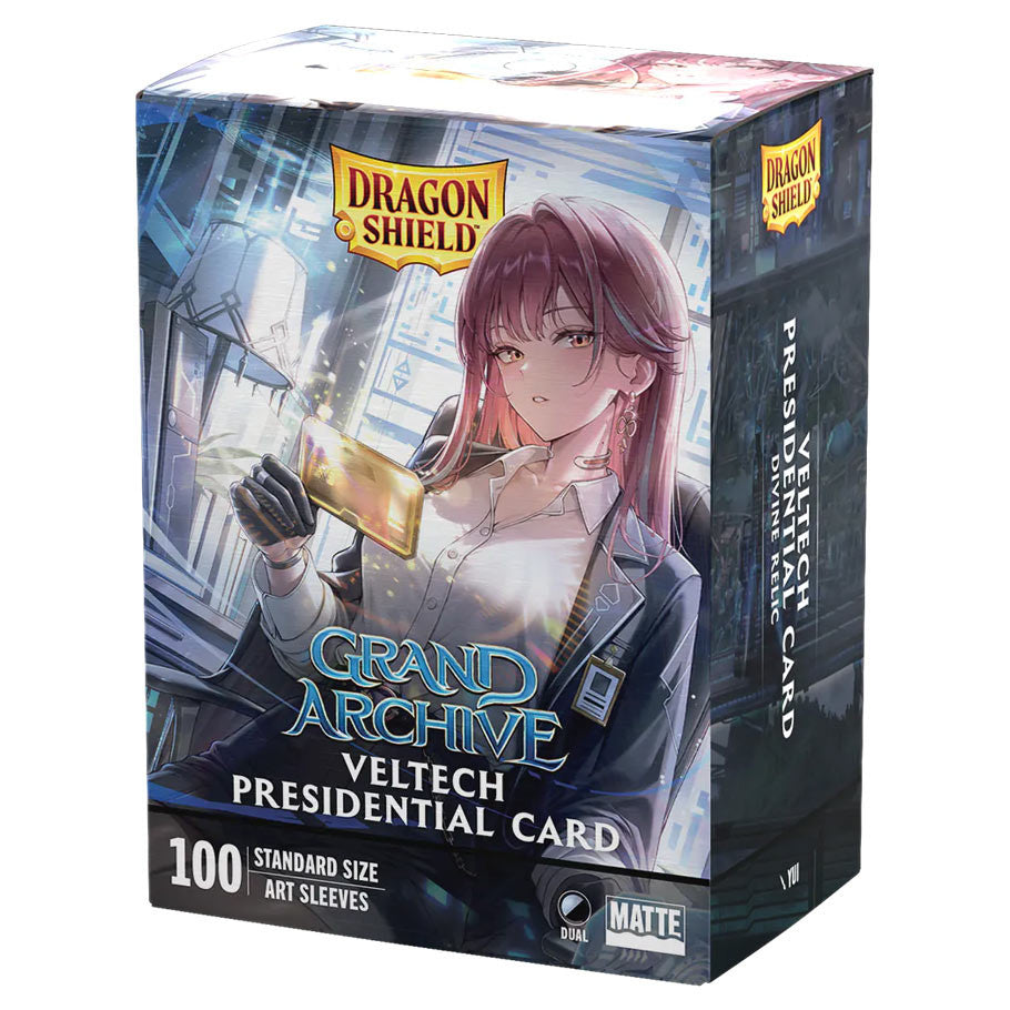 Deck Protector: Art: Dual Matte: Grand Archive: VelTech Presidential Card FOC November 6, 2026
