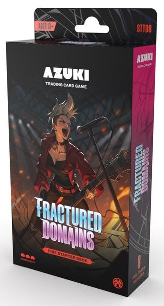 Azuki TCG - Fractured Domains Fire Starter Deck (8pcs) FOC October 25, 2026